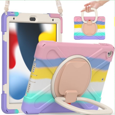 for iPad 10.2 inch No pen slot Colorful Pink